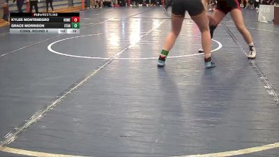 120 lbs Cons. Round 4 - Kylee Montenegro, Homedale High School vs Grace Morrison, Star Valley High School