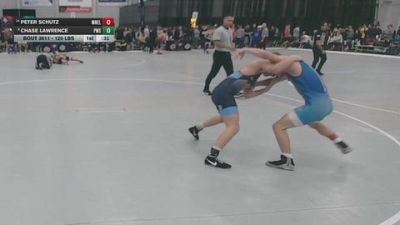 120 lbs Cons. Semis - Peter Schutz, MN Elite vs Chase Lawrence, Pinnacle Wrestling School