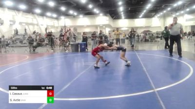 58 lbs Final - Izrael Casaus, Juggernaut WC vs Sebastian Axtle, Savage House WC