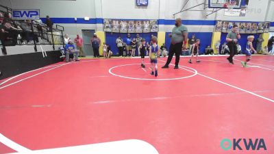 43 lbs Quarterfinal - Lincoln Crow, Berryhill Wrestling Club vs Dallas McClain, Berryhill Wrestling Club