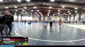 84 lbs Rd# 2 10:30am Friday - Kai Weiss, Nebraska Elite vs Randy Winnans, Nauman Green