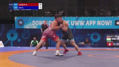 130 kg Qualif. - Koppany Laszlo, Hunary vs Chengmao Cui, China