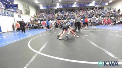 76 lbs Consi Of 8 #2 - Grant Hatfield, Coweta Tiger Wrestling vs Kason Tabor, Berryhill Wrestling Club