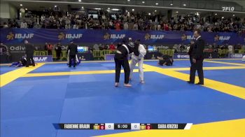 Sara Krizou vs Fabienne Braun 2025 European Jiu-Jitsu IBJJF Championship