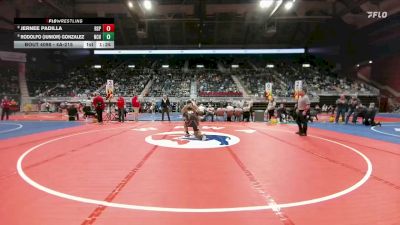 4A-215 lbs Champ. Round 1 - Rodolfo (Junior) Gonzalez, Natrona County vs Jernee Padilla, Rock Springs