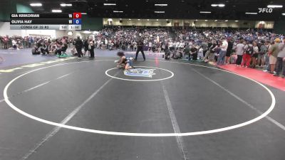 112 lbs Consi Of 32 #2 - Gia Krikorian, VA vs Olivia Hay, WI