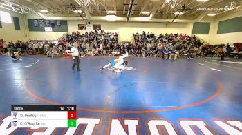 132 lbs Semifinal - David Pento Jr, Londonderry vs Caleb O'Rourke, Salem