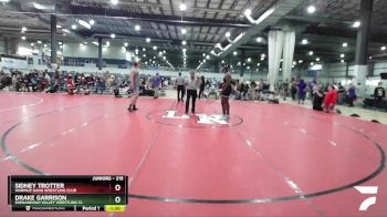 215 lbs Round 3 - Drake Garrison, Shenandoah Valley Wrestling Cl vs Sidney Trotter, Warmup Gang Wrestling Club