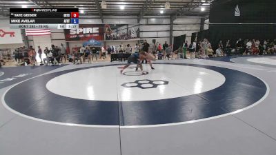 79 kg Champ. Rd Of 128 - Tate Geiser, ERTC vs Mike Avelar, Air Force Regional Training Center