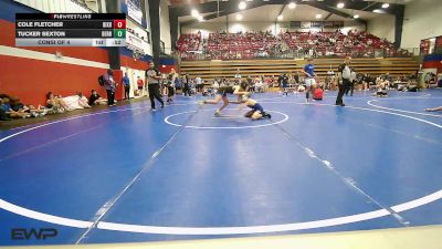 80 lbs Consi Of 4 - Cole Fletcher, Bixby JH Boys vs Tucker Sexton, Berryhill High School
