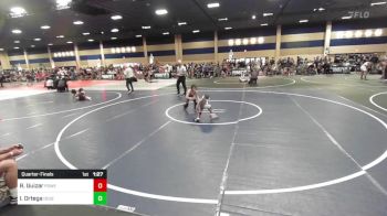 61 lbs Quarterfinal - Ronin Guizar, Powerline Wrestling vs Isaac Ortega, Desert Dogs WC