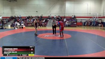 126 lbs Round 1 - Brayden Billig, Sparkman vs Jonathan Trice, Carver Birmingham