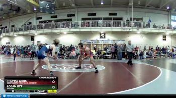 138 lbs Champ. Round 1 - Thomas Gibbs, Contenders Wrestling Academy vs Logan Ott, Indiana