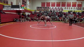 285 lbs 3rd Place Match - Gable Eddy, Independence vs Andrew Dix, Mount Vernon