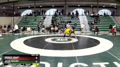 165 lbs Quarterfinal - Derrick Grant, St. Frances Academy vs Jacob Ebaugh, St Mark`s