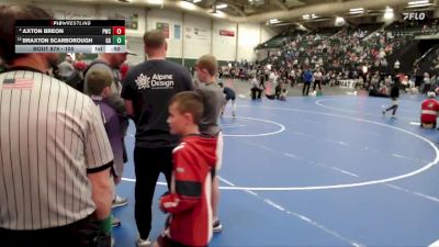 100 lbs 5th Place Match - Axton Breon, Phillipsburg Wrestling Club vs Braxton Scarborough, GI Grapplers