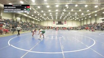 174 lbs Champ. Round 2 - Christopher Coleman, Oswego State vs Jake Abramson, Ithaca