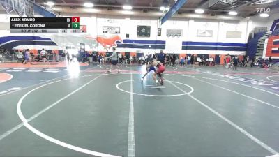 106 lbs Cons. Round 4 - Alex Armijo, El Modena vs Ezekiel Corona, Alta Loma