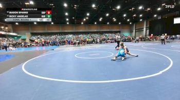 132 lbs Cons. Round 1 - Ricky Angelas, Rancho Bernardo vs Mason Sparks, El Dorado