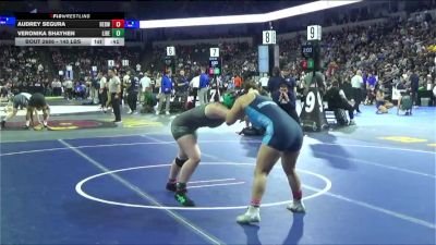 145 lbs Consi Of 16 #2 - Audrey Segura, Redwood -Visalia (CS) vs Veronika Shayhen, Liberty Ranch (SJ)