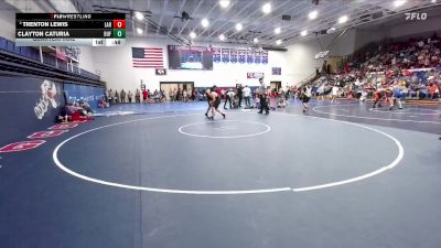 189 lbs Quarterfinal - Trenton Lewis, Laramie Middle School vs Clayton Caturia, Clear Creek Middle School