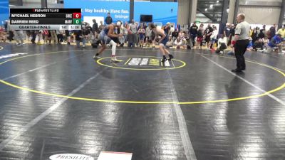 175 lbs Quarterfinal - Mychael Hebron, Greencastle vs Darrien Reed, Marysville