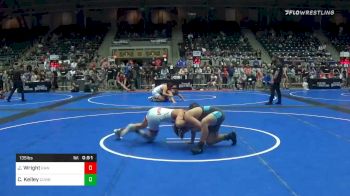 135 lbs Consolation - Jaxen Wright, Rollers Academy vs Caden Kelley, Cowboy WC