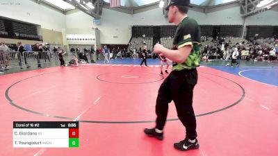 119-I lbs Consi Of 16 #2 - Connor Giordano, Barn Brothers vs Tyler Youngcourt, Mat Assassins
