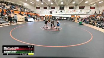 126-138 lbs Round 1 - Kaprina Haney, Powell Middle School vs Bella Gallagher, Lovell Middle School