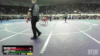 5A-120 lbs Quarterfinal - Brayden Mixay, Carl Albert vs Jarrett Hicks, Glenpool