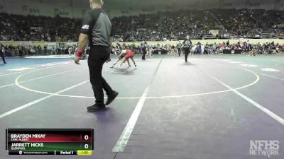 5A-120 lbs Quarterfinal - Brayden Mixay, Carl Albert vs Jarrett Hicks, Glenpool