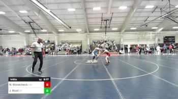 149 lbs Quarterfinal - Nicholas Stonecheck, Lock Haven vs Jeffery Boyd, The Citadel