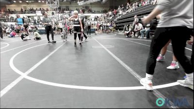 100-110 lbs Quarterfinal - Mila Crawford, Southmoore SaberCats Wrestling vs Jace Henson, Team Nomad