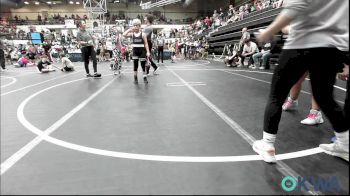 100-110 lbs Quarterfinal - Mila Crawford, Southmoore SaberCats Wrestling vs Jace Henson, Team Nomad