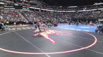 G140-4A Quarterfinal - Taylor Seely, Weld Central Girls vs Gracie Varner, Meeker Girls