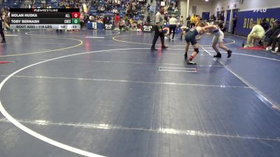 116 lbs Consy 4 - Nolan Huska, All American W.C. vs Toby Bernash, Chestnut Ridge
