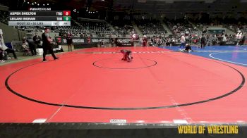 52 lbs 5th Place - Aspen Shelton, Team Tulsa Wrestling Club vs Leilani Ingram, Team Of Hard Knox