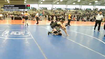 106 lbs Consi Of 64 #1 - Holden Ward, NY vs Carl Cody Weidner, IL