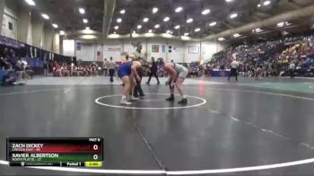 195 lbs Finals (8 Team) - Xavier Albertson, North Platte vs Zach Dickey, Lincoln East