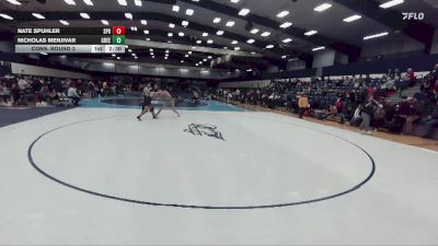165 lbs Cons. Round 3 - Nicholas Menjivar, Greensboro vs Nate Spuhler, Springfield College