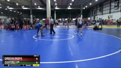 155 lbs Round 1 - Christian Riddick, OBX Wrestling Factory vs Puavpheej Lor, Believe 2 Achieve