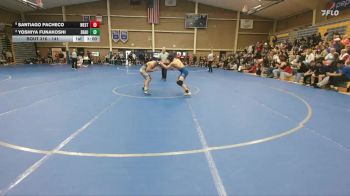 141 lbs Semifinal - Santiago Pacheco, Westcliff vs Yoshiya Funakoshi, Embry-Riddle (Ariz.)