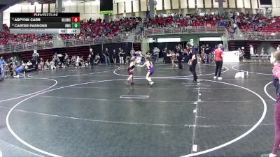 69-75 lbs Cons. Round 1 - Carter Parsons, Bridgeport Wrestling Club vs Aspynn Carr, Grand Island Legacy Girls Wrestling Club