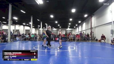 83 lbs Round 2 (4 Team) - Michael Woodard, North Carolina vs Cody Clarke, Georgia