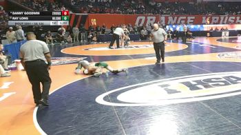 3A 120 lbs Cons. Round 3 - Ray Long, Niles (Notre Dame) vs Danny Goodwin, Chicago (St. Patrick)