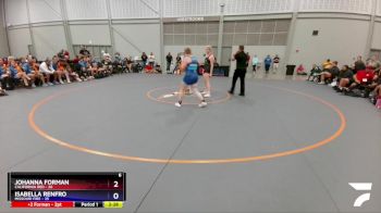 180 lbs Placement Matches (16 Team) - Johanna Forman, California Red vs Isabella Renfro, Missouri Fire