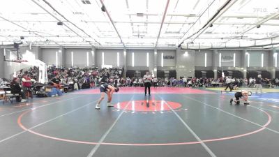 113 lbs Round Of 16 - Treydan Beam, Xavier vs Saunder Anastasia, Wilton