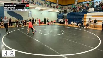 130 lbs. Cons. Round 7 - Scout Puryear, Willard vs Reilly Kastner, Park Hill