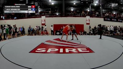 92 kg Cons. Round 7 - Conor Maslanek, Buies Creek Wrestling Club vs Jack Wehmeyer, New York City RTC