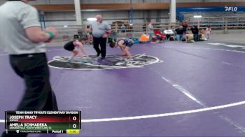 74 lbs Round 3 - Joseph Tracy, Suples vs Amelia Schmadeka, Grangeville Youth Wrestling Cl